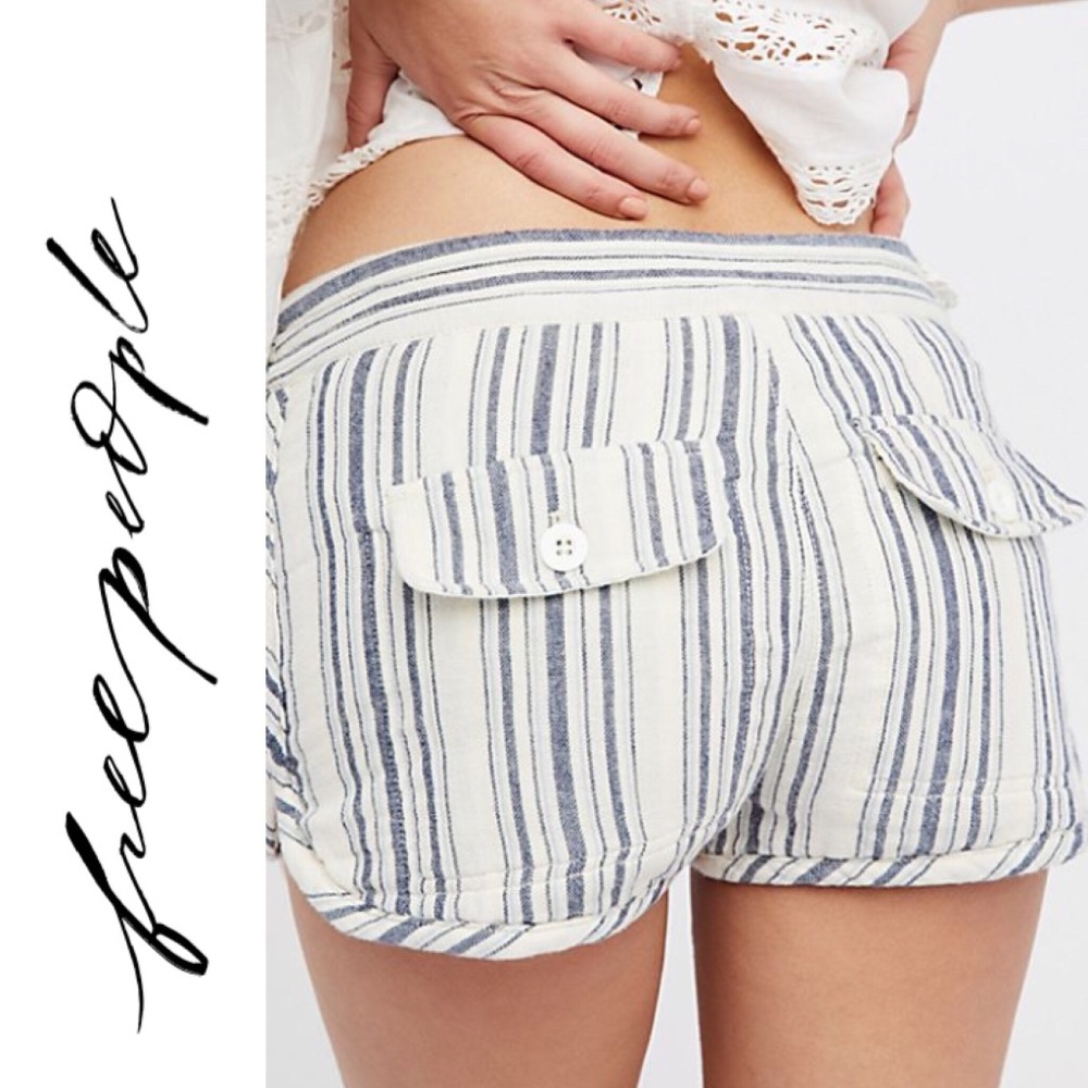 ‼️price ⬇️‼️New Free people stripe shorts size 2